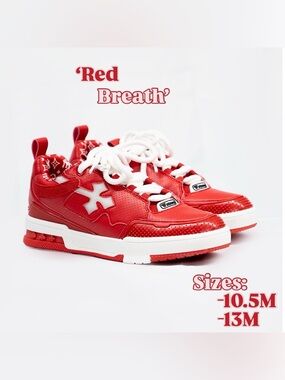 K Flip ‘Red Breath’ Sneakers- Size 10.5M & 13M Available